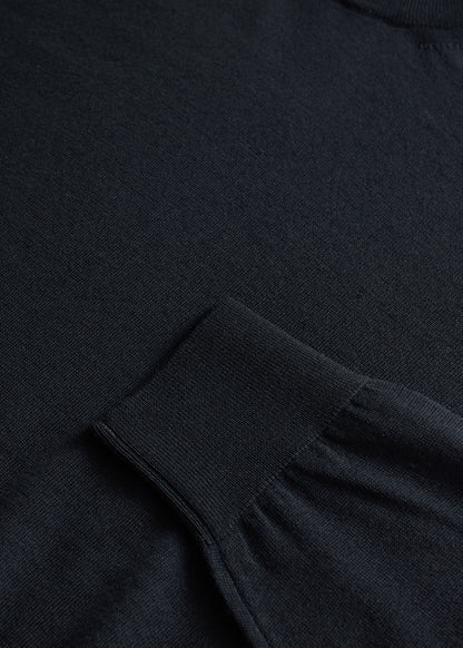 All Year Wool Sweater Black - Paul Stuart