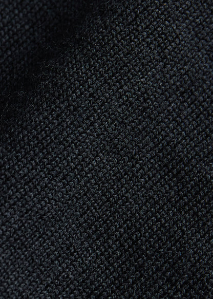 All Year Wool Sweater Black - Paul Stuart