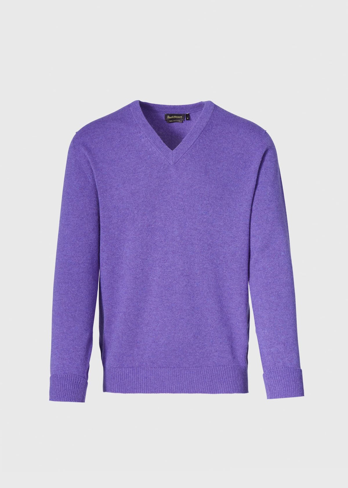Classic Cashmere V-Neck Sweater Powder Blue, unselectable - Paul Stuart
