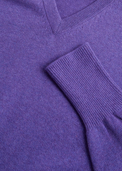 Classic Cashmere V-Neck Sweater Powder Blue, unselectable - Paul Stuart