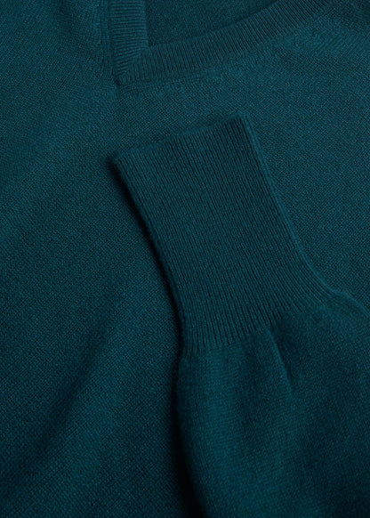 Classic Cashmere V-Neck Sweater Powder Blue, unselectable - Paul Stuart