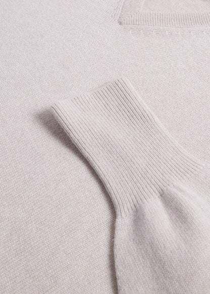 Classic Cashmere V-Neck Sweater Powder Blue, unselectable - Paul Stuart