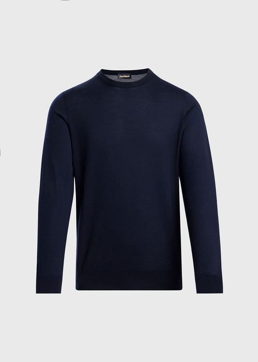 All Year Wool Sweater Black - Paul Stuart