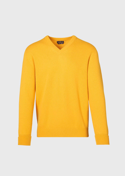 Classic Cashmere V-Neck Sweater Powder Blue, unselectable - Paul Stuart