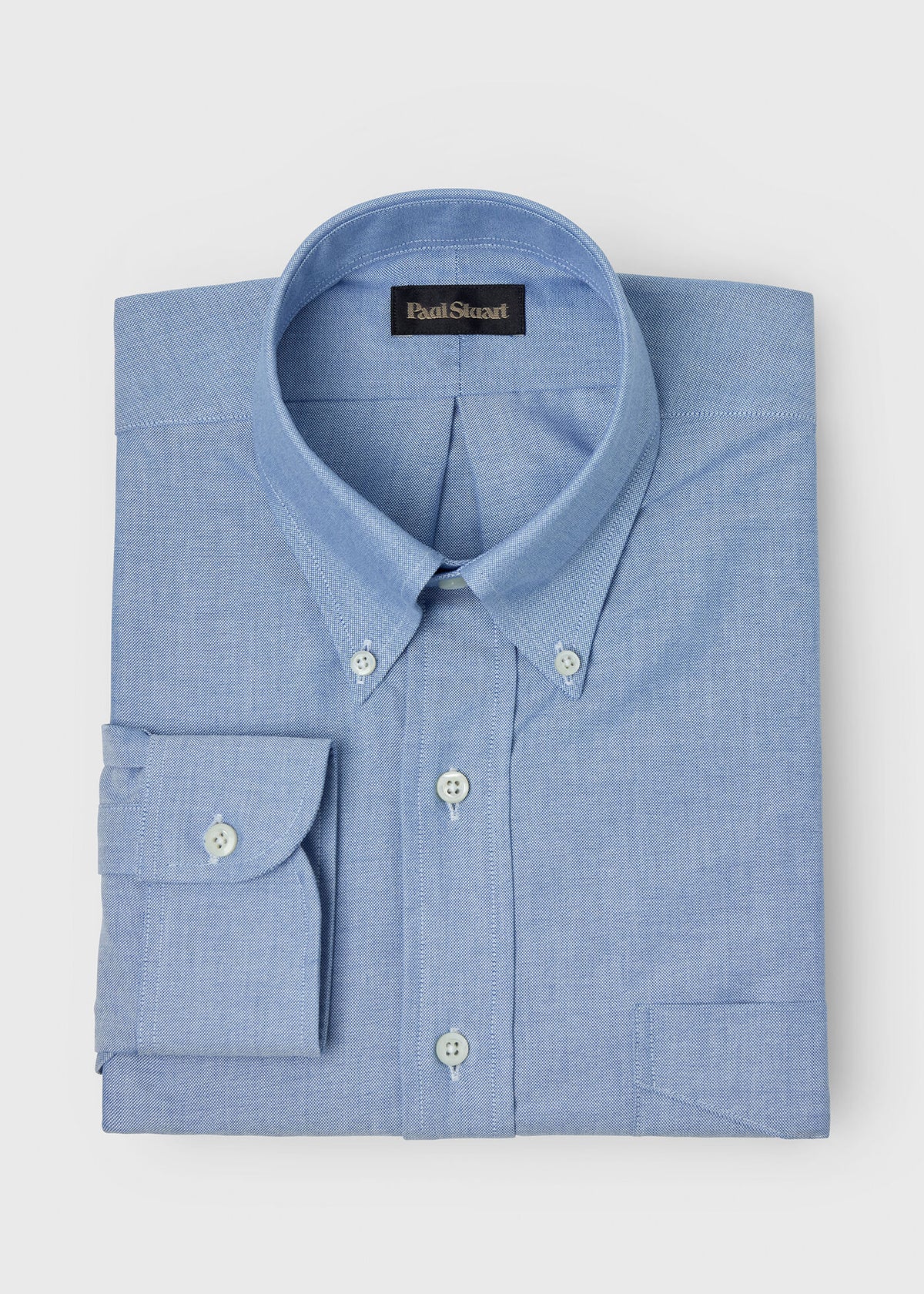 Oxford Button-Down Shirt Blue - Paul Stuart