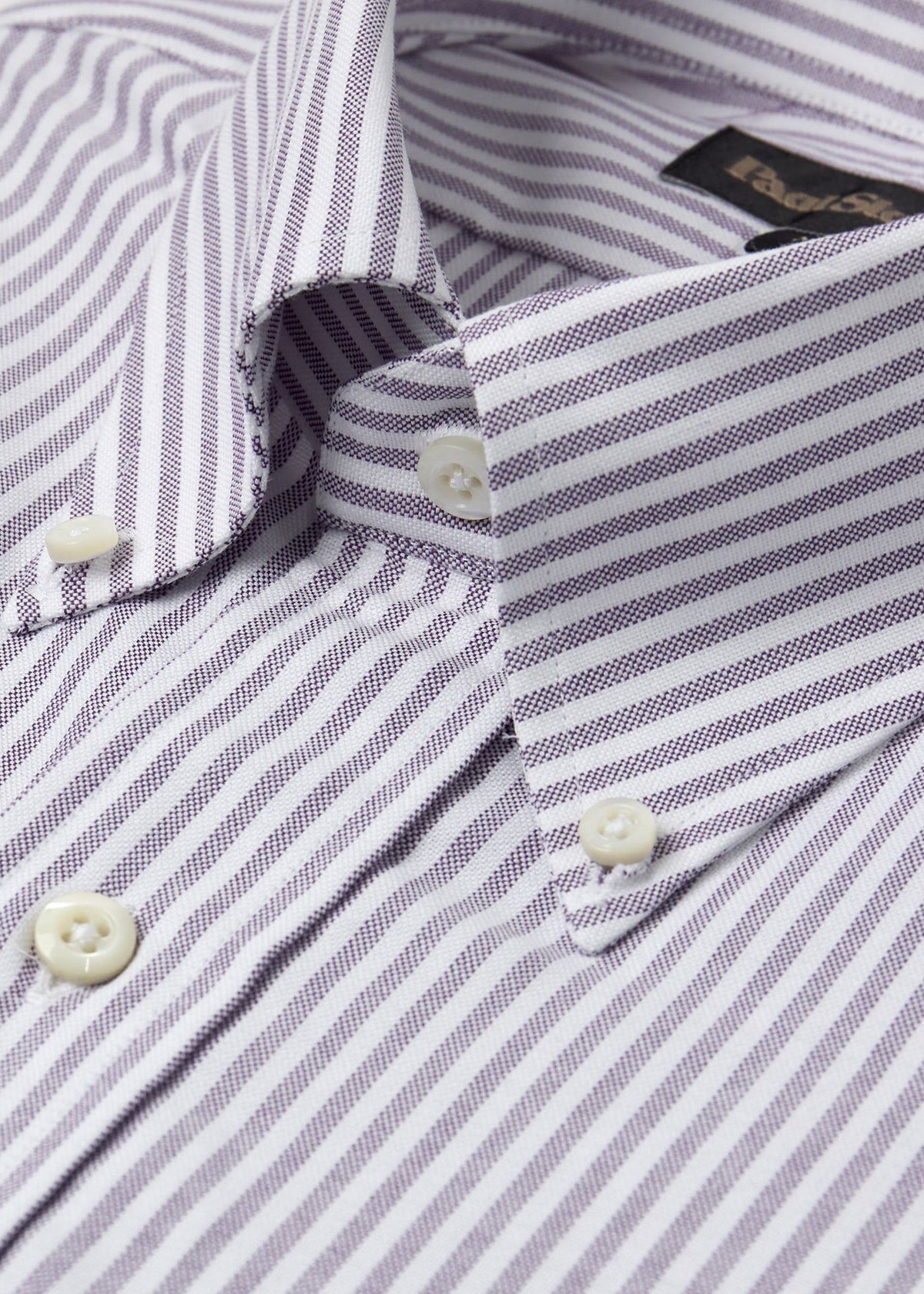 Stripe Oxford Button-Down Shirt Blue - Paul Stuart
