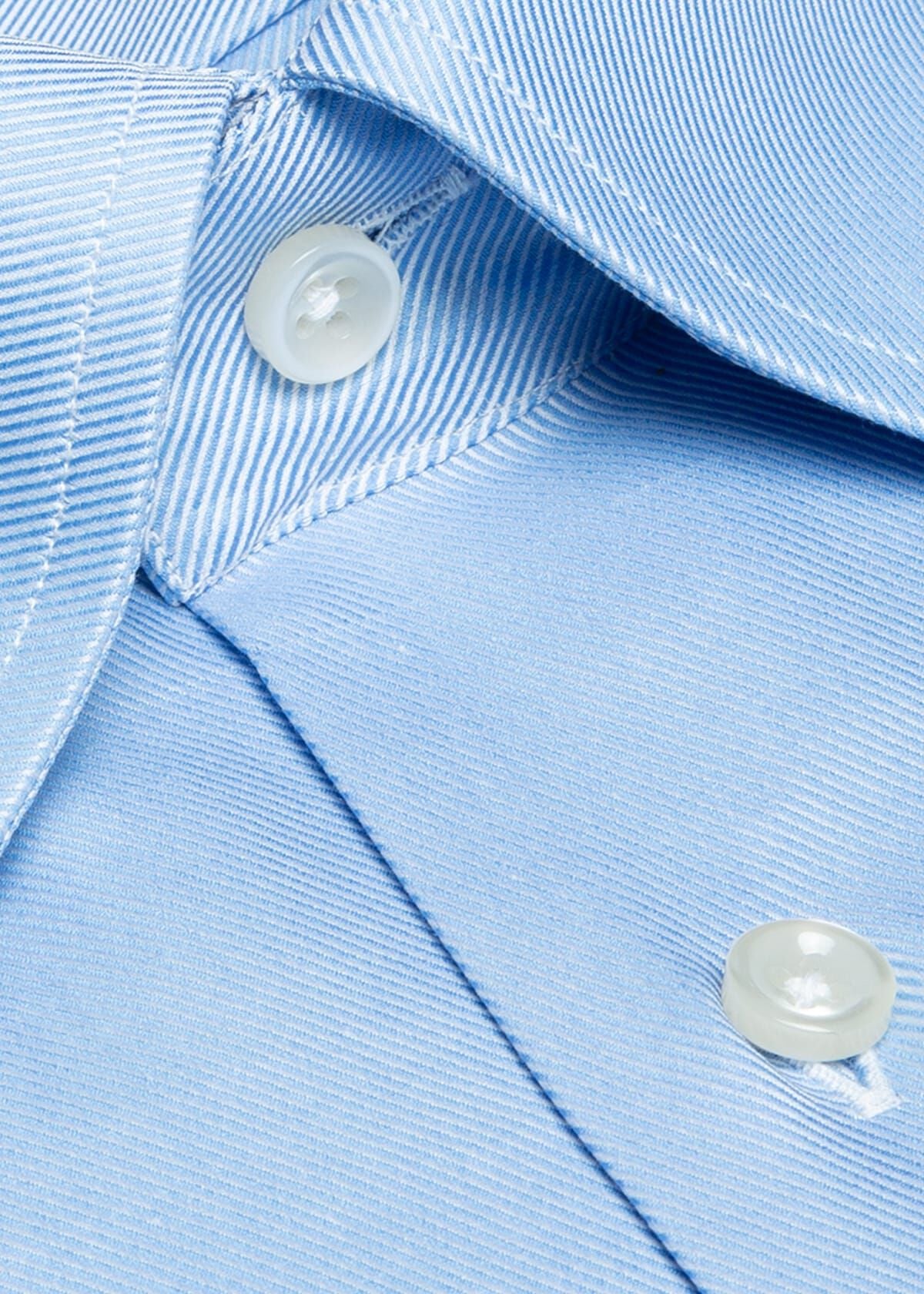 Classic Cotton Twill Sport Shirt Light Blue - Paul Stuart