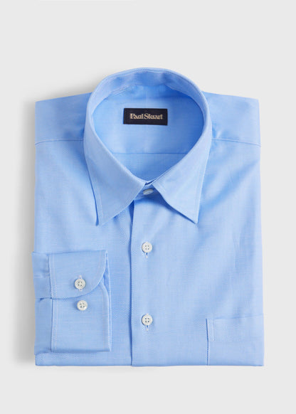 Classic Cotton Twill Sport Shirt Light Blue - Paul Stuart