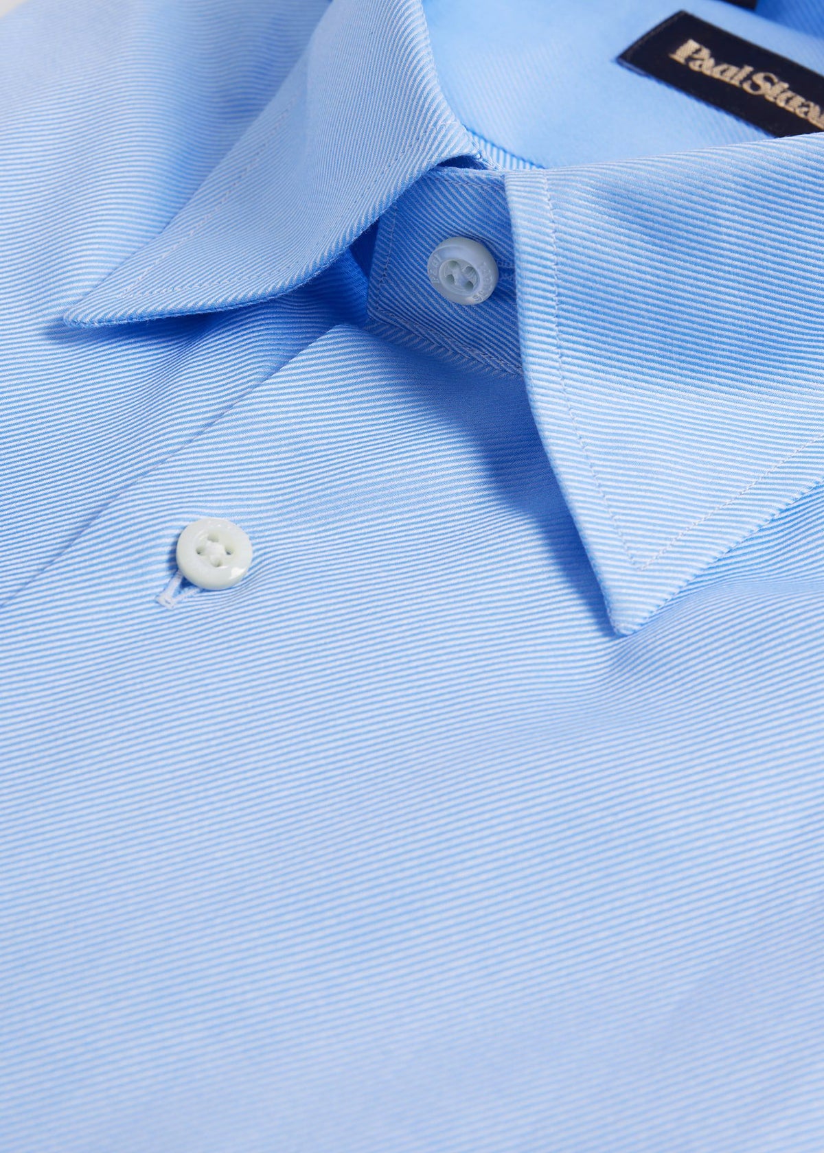 Classic Cotton Twill Sport Shirt Light Blue - Paul Stuart