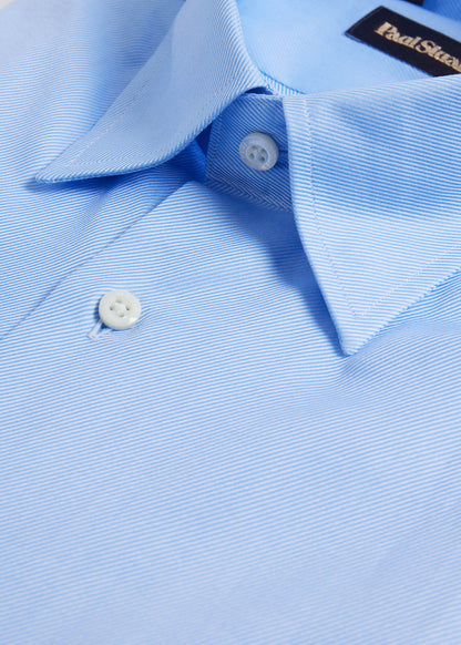 Classic Cotton Twill Sport Shirt Light Blue - Paul Stuart