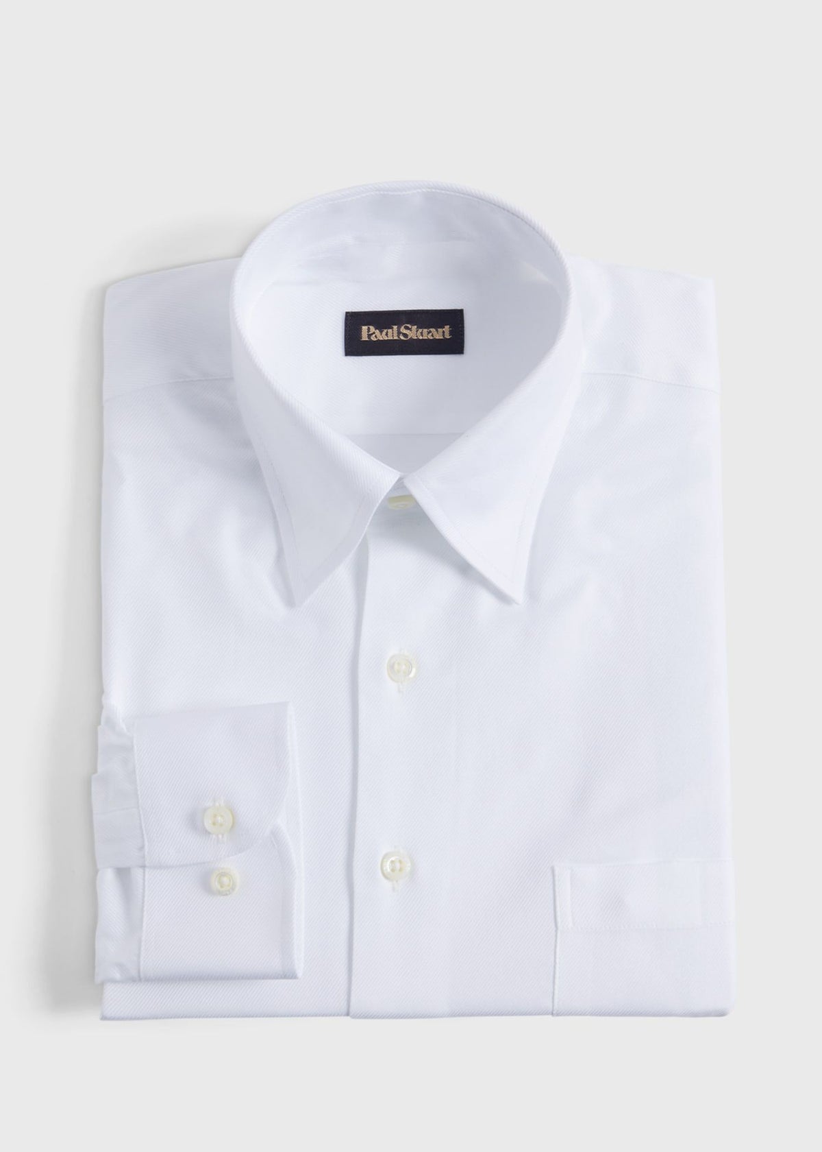 Classic Cotton Twill Sport Shirt Light Blue - Paul Stuart