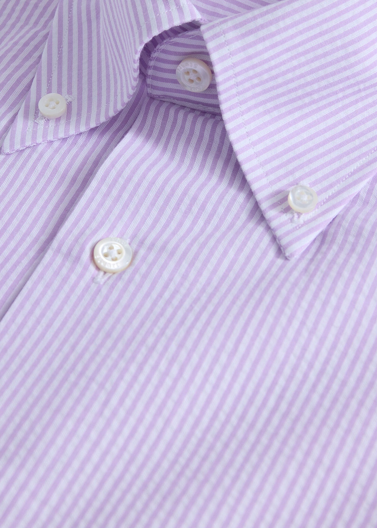 Classic Seersucker Shirt Blue - Paul Stuart