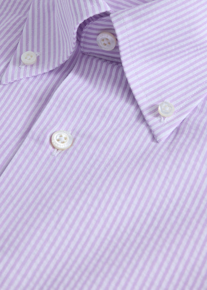 Classic Seersucker Shirt Blue - Paul Stuart