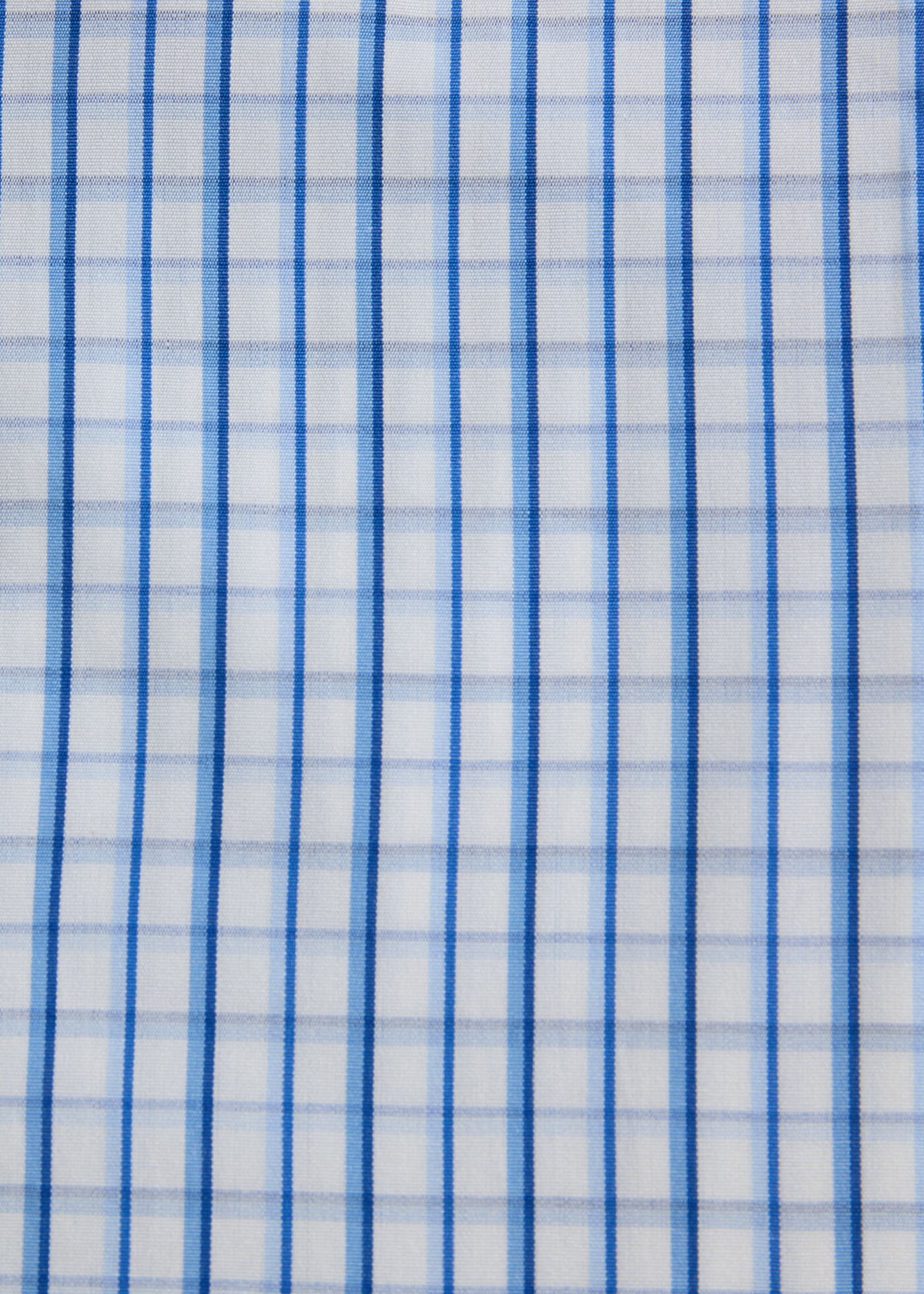 All Year Cotton Tattersall Sport Shirt Blue - Paul Stuart