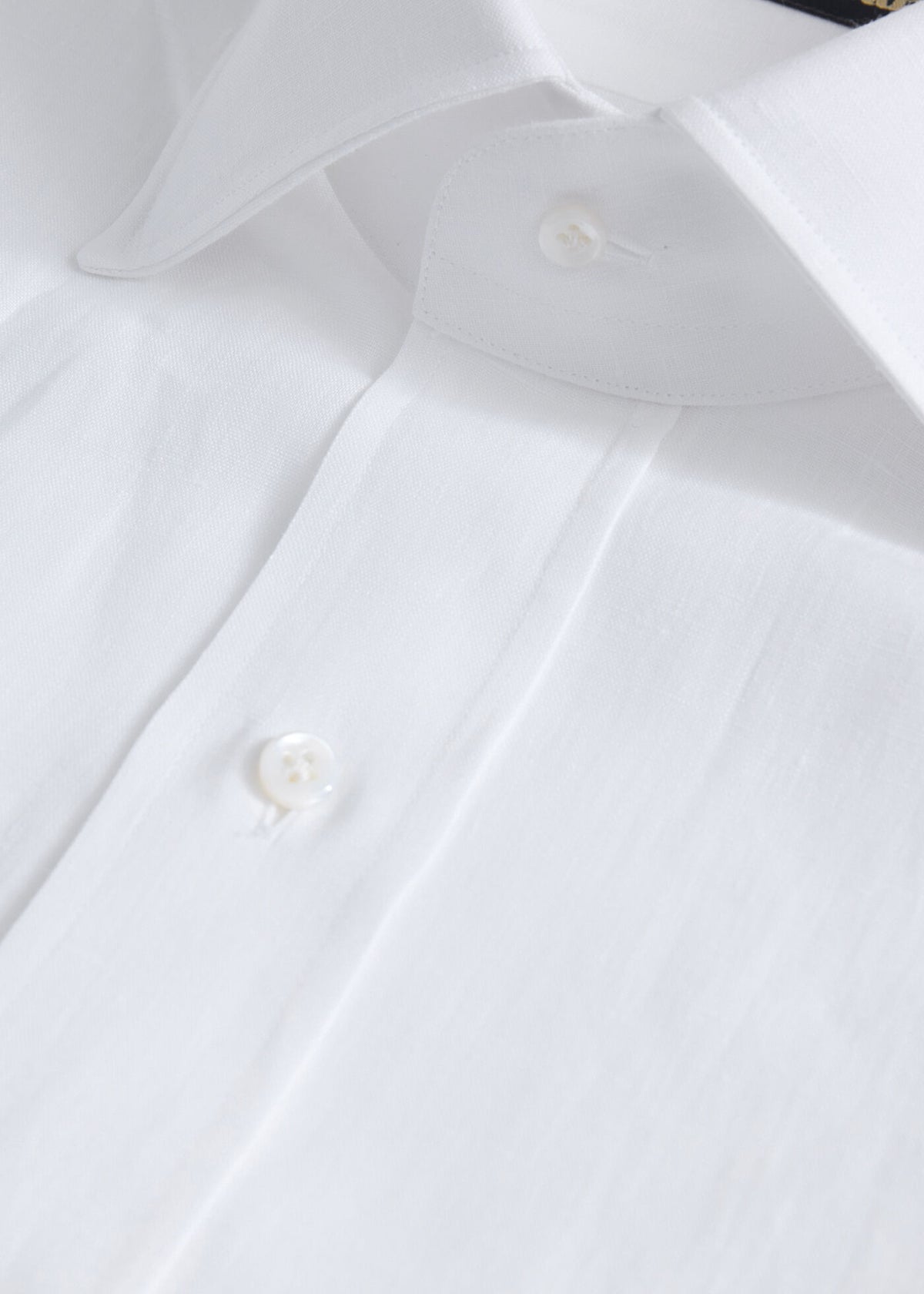 Linen Sport Shirt Blue - Paul Stuart
