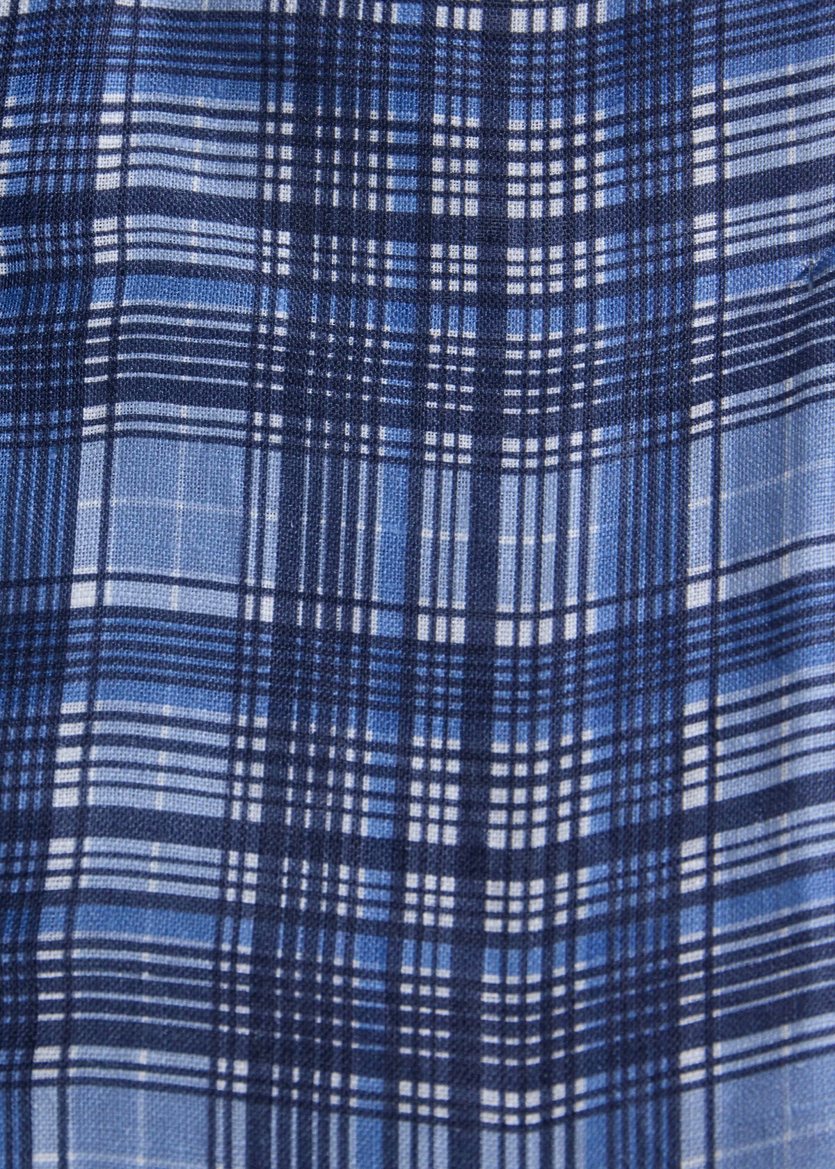 Linen Flannel Sport Shirt Navy - Paul Stuart