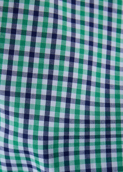Small Check Sport Shirt Green - Paul Stuart