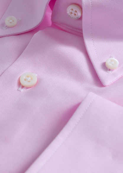 Oxford Logo Sport Shirt Pink - Paul Stuart