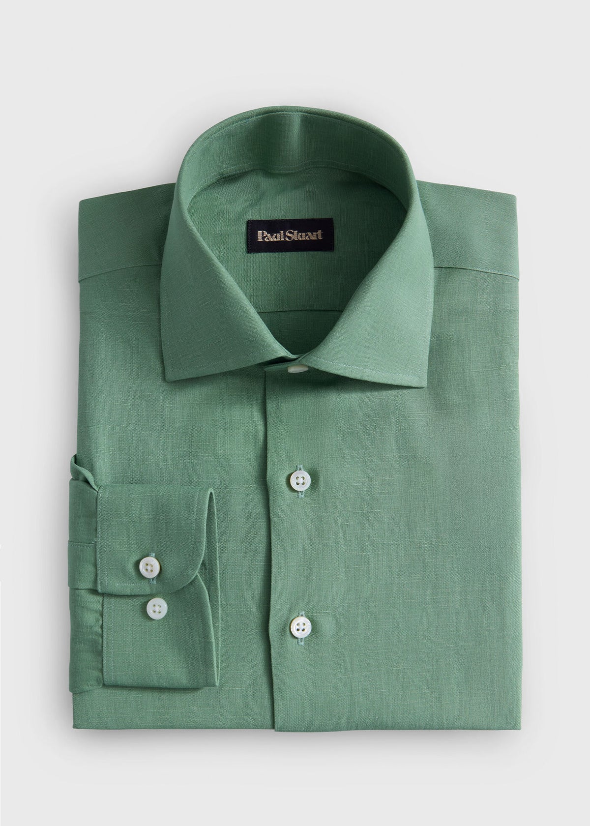 Silk & Linen Shirt Lavender - Paul Stuart