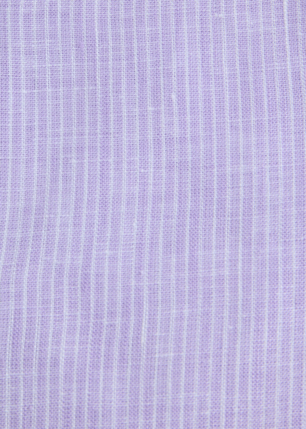 Linen Stripe Shirt Lavender - Paul Stuart