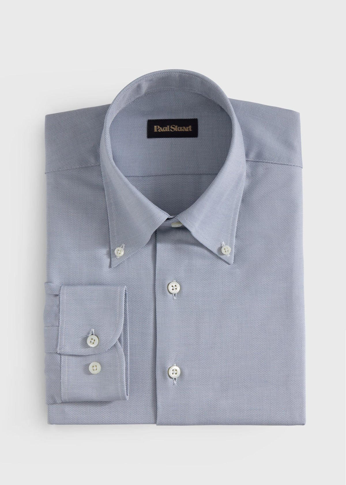 Cotton Textured Sport Shirt Lavender - Paul Stuart