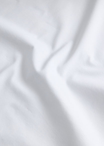Mercerized Cotton Long Sleeve Polo Shirt White - Paul Stuart