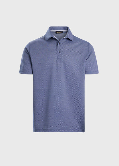 Solid Mélange Performance Polo Mint - Paul Stuart