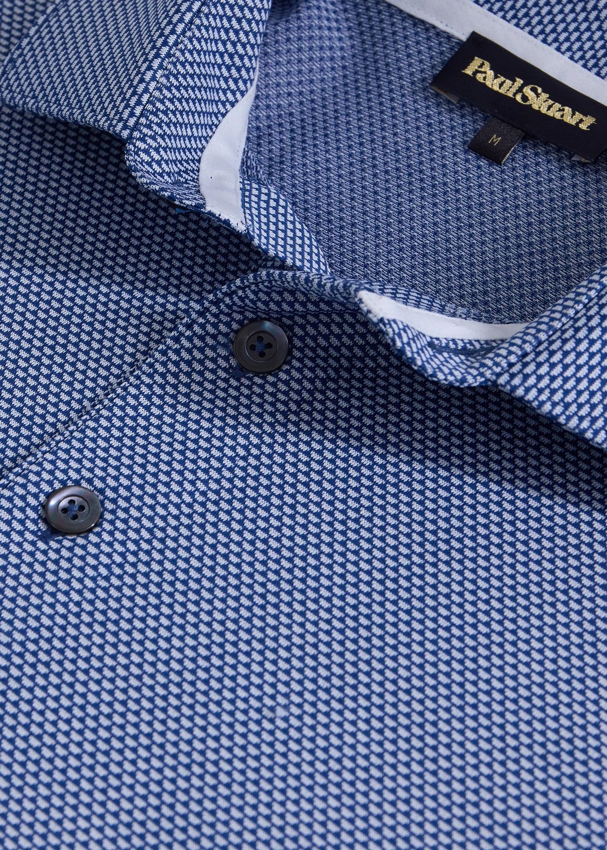Solid Mélange Performance Polo Mint - Paul Stuart
