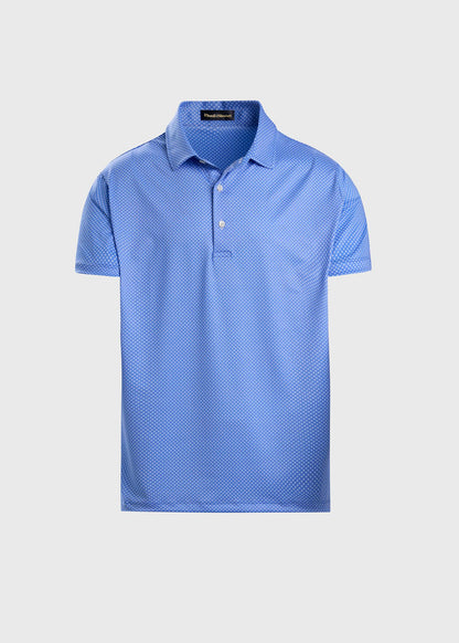 Deco Dot Performance Polo Lilac - Paul Stuart