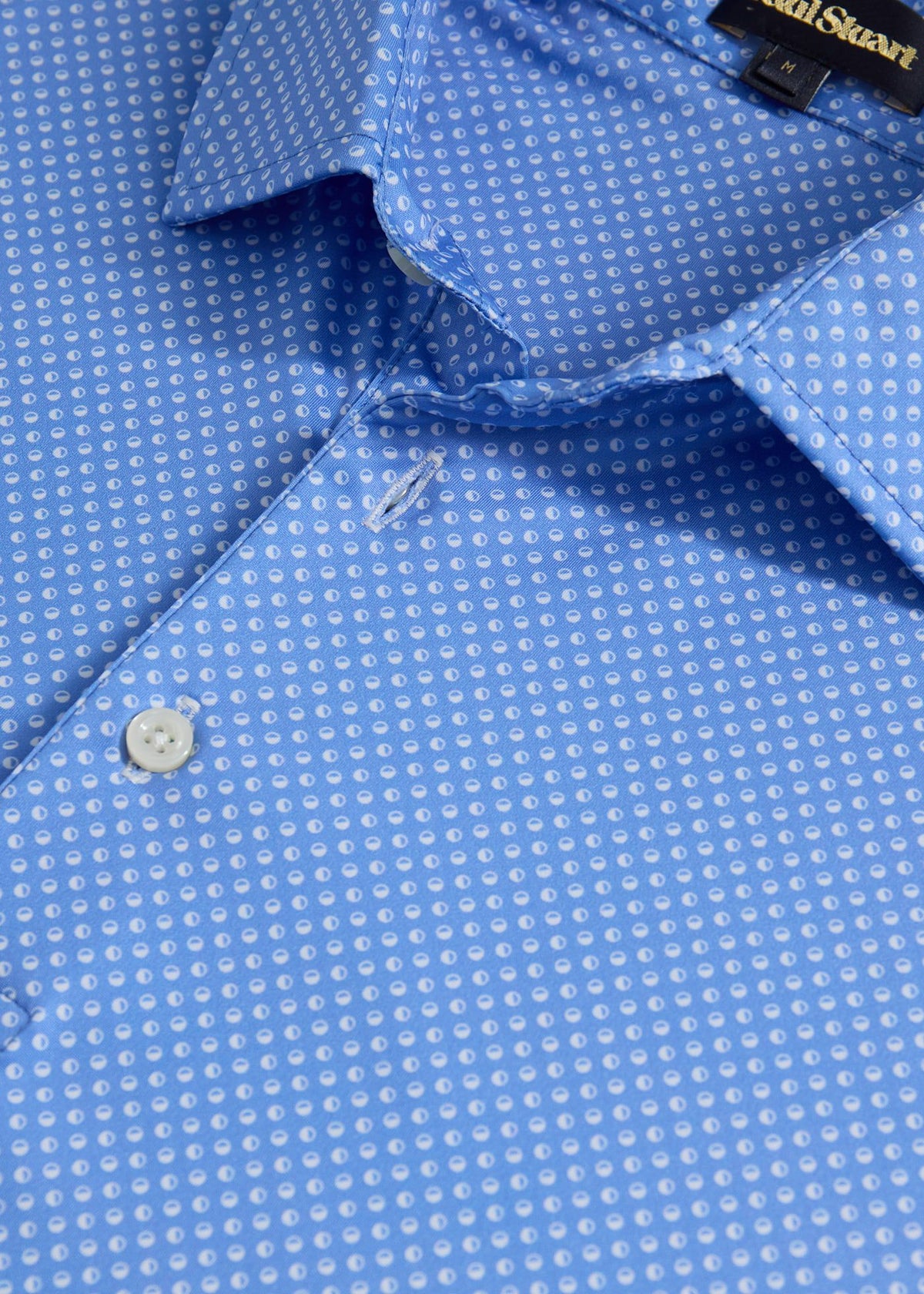Deco Dot Performance Polo Lilac - Paul Stuart