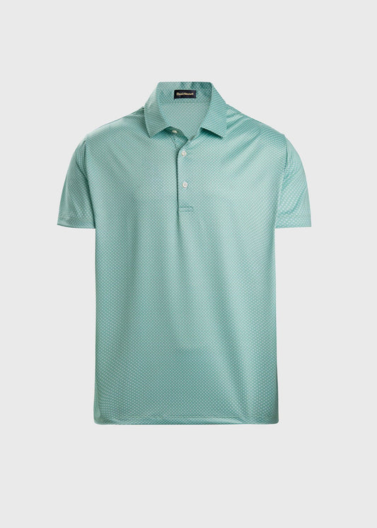Deco Dot Performance Polo Lilac - Paul Stuart