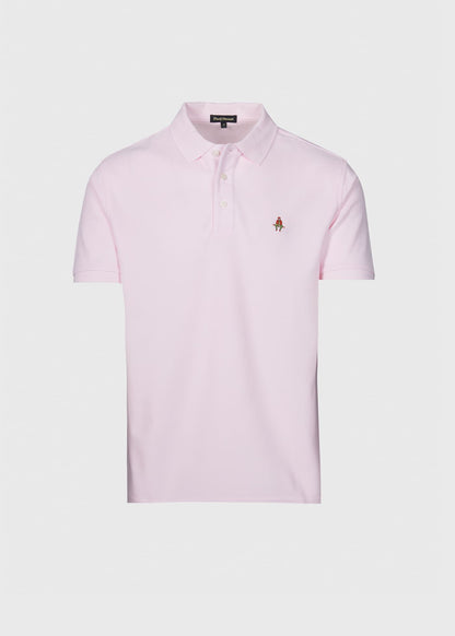 Cotton Pique Logo Polo Azure, unselectable - Paul Stuart