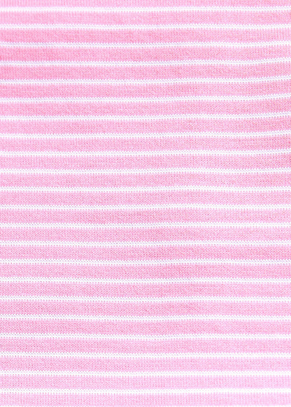 Two-Tone Stripe Performance Polo Light Blue - Paul Stuart