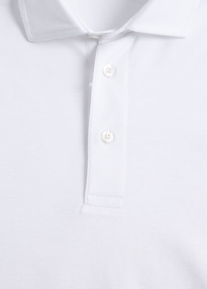 Short Sleeve Performance Polo Light Blue - Paul Stuart