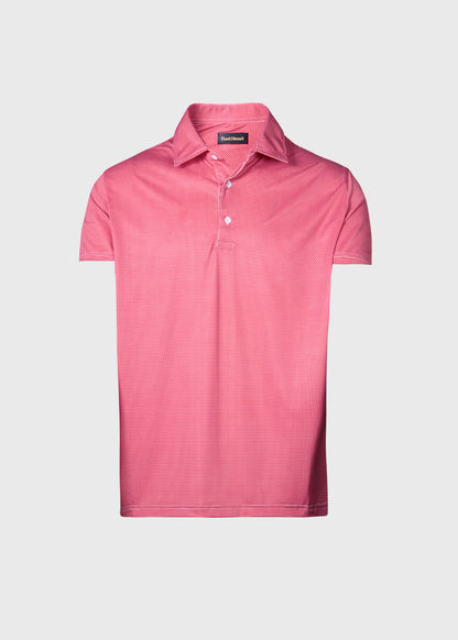 Ultra Soft Deco Dot Performance Polo Navy - Paul Stuart