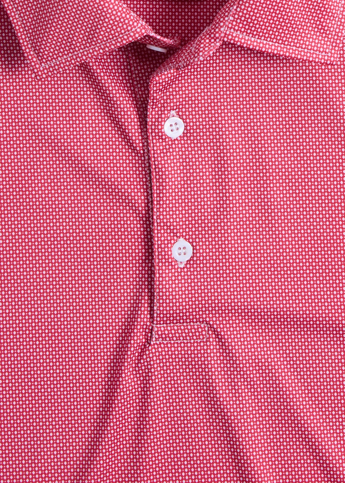 Ultra Soft Deco Dot Performance Polo Navy - Paul Stuart