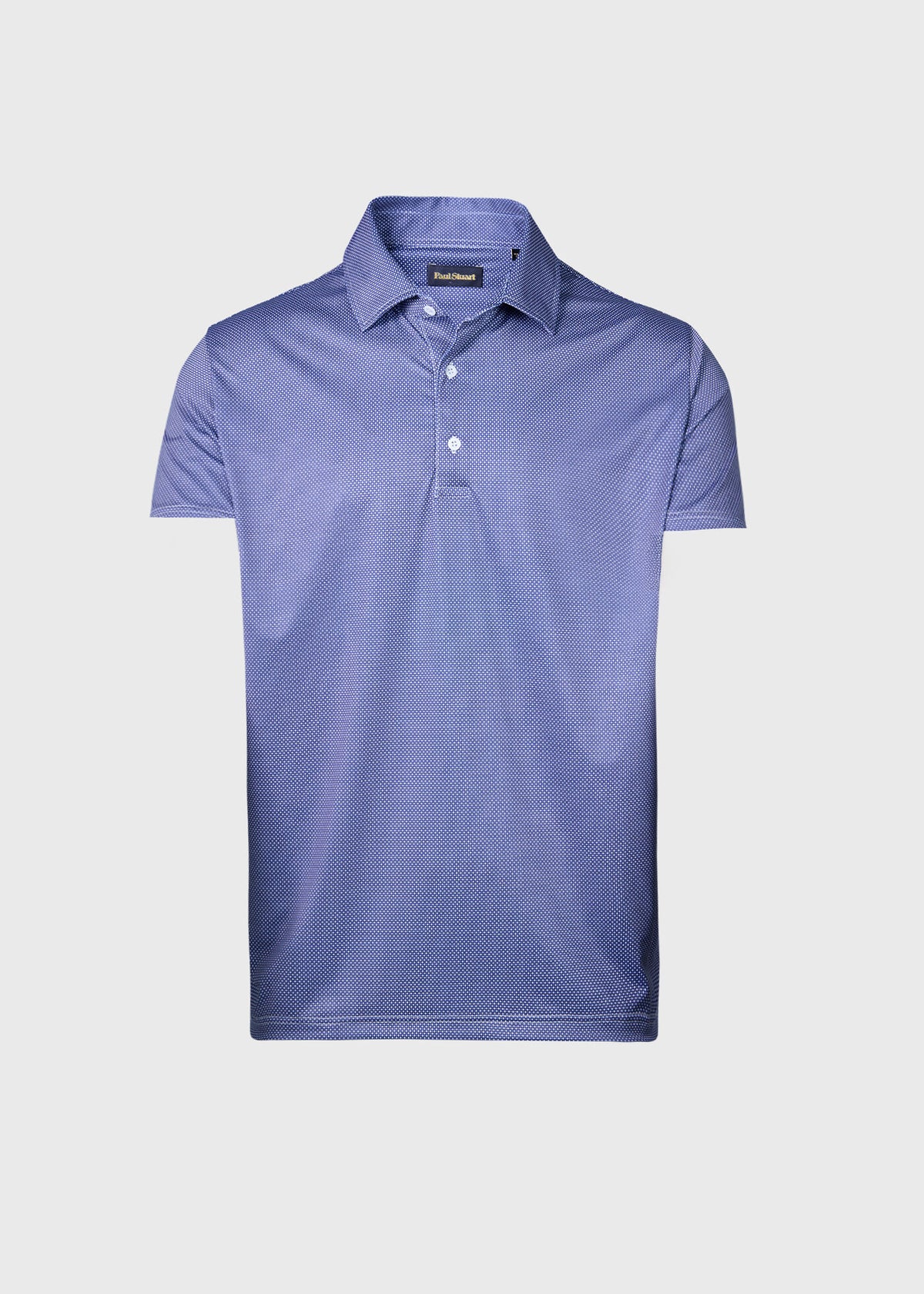 Ultra Soft Deco Dot Performance Polo Navy - Paul Stuart