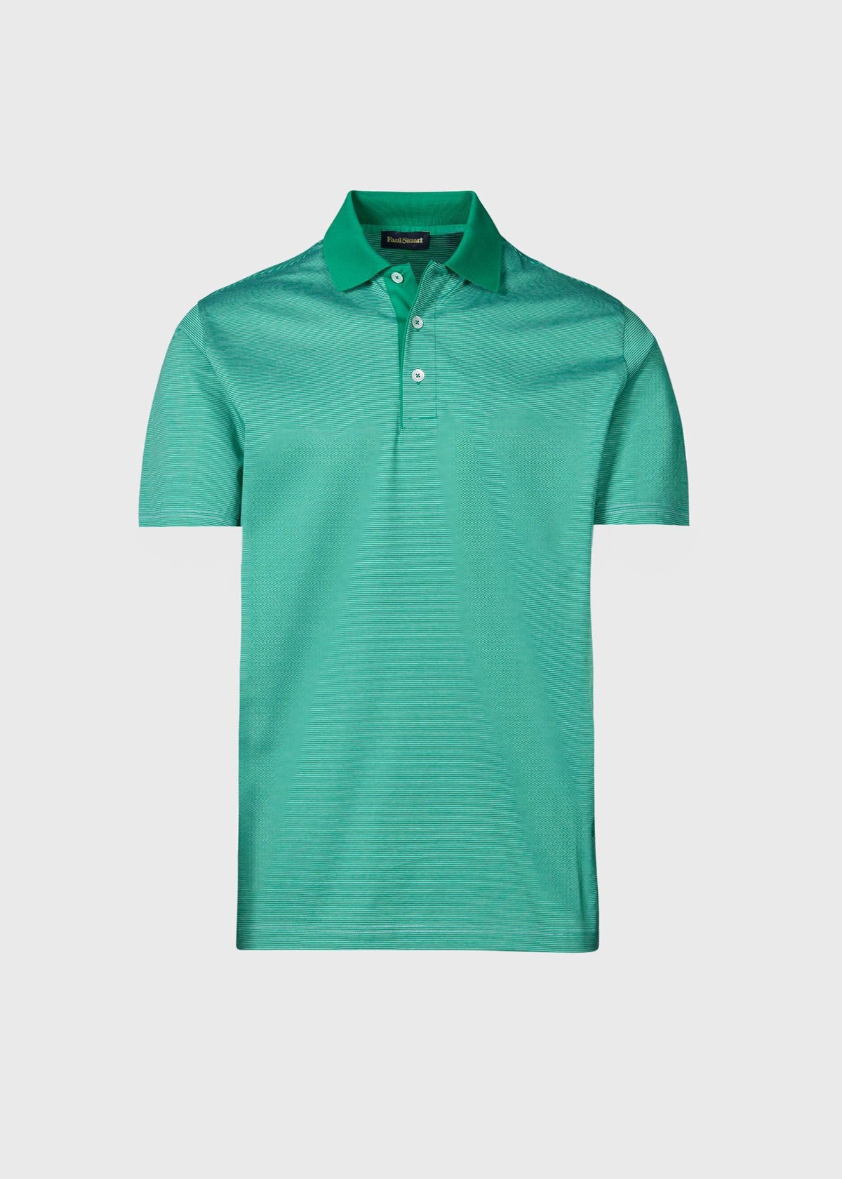 Italian Cotton Micro Stripe Polo Blue, unselectable - Paul Stuart