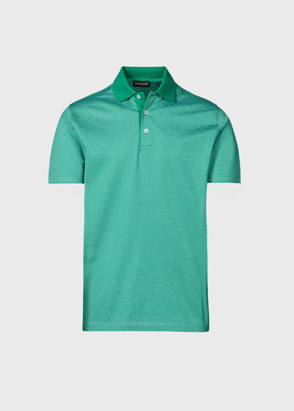 Italian Cotton Micro Stripe Polo Blue, unselectable - Paul Stuart