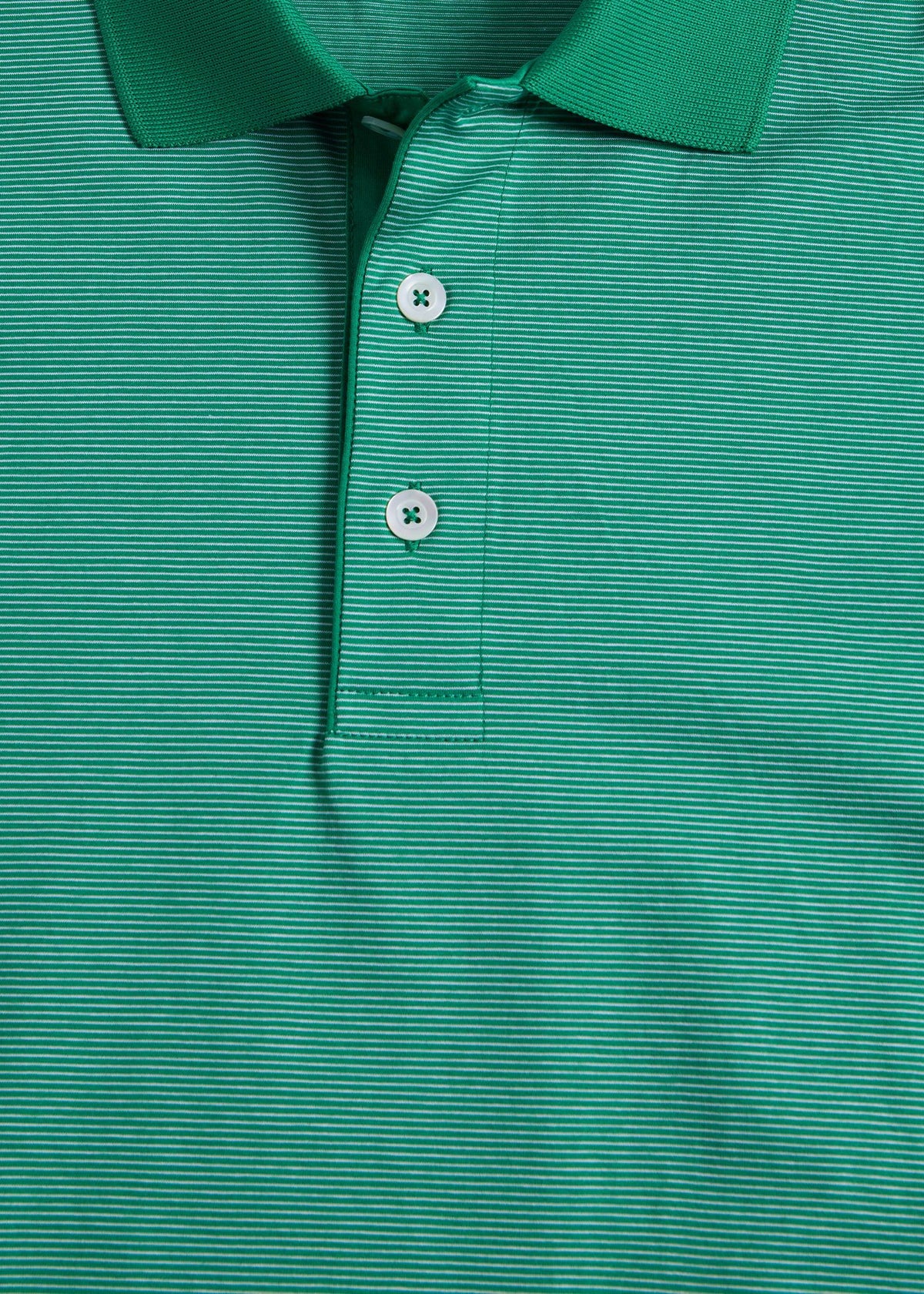 Italian Cotton Micro Stripe Polo Blue, unselectable - Paul Stuart