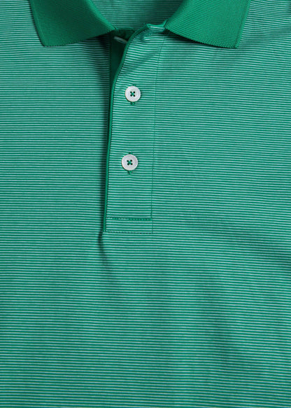 Italian Cotton Micro Stripe Polo Blue, unselectable - Paul Stuart