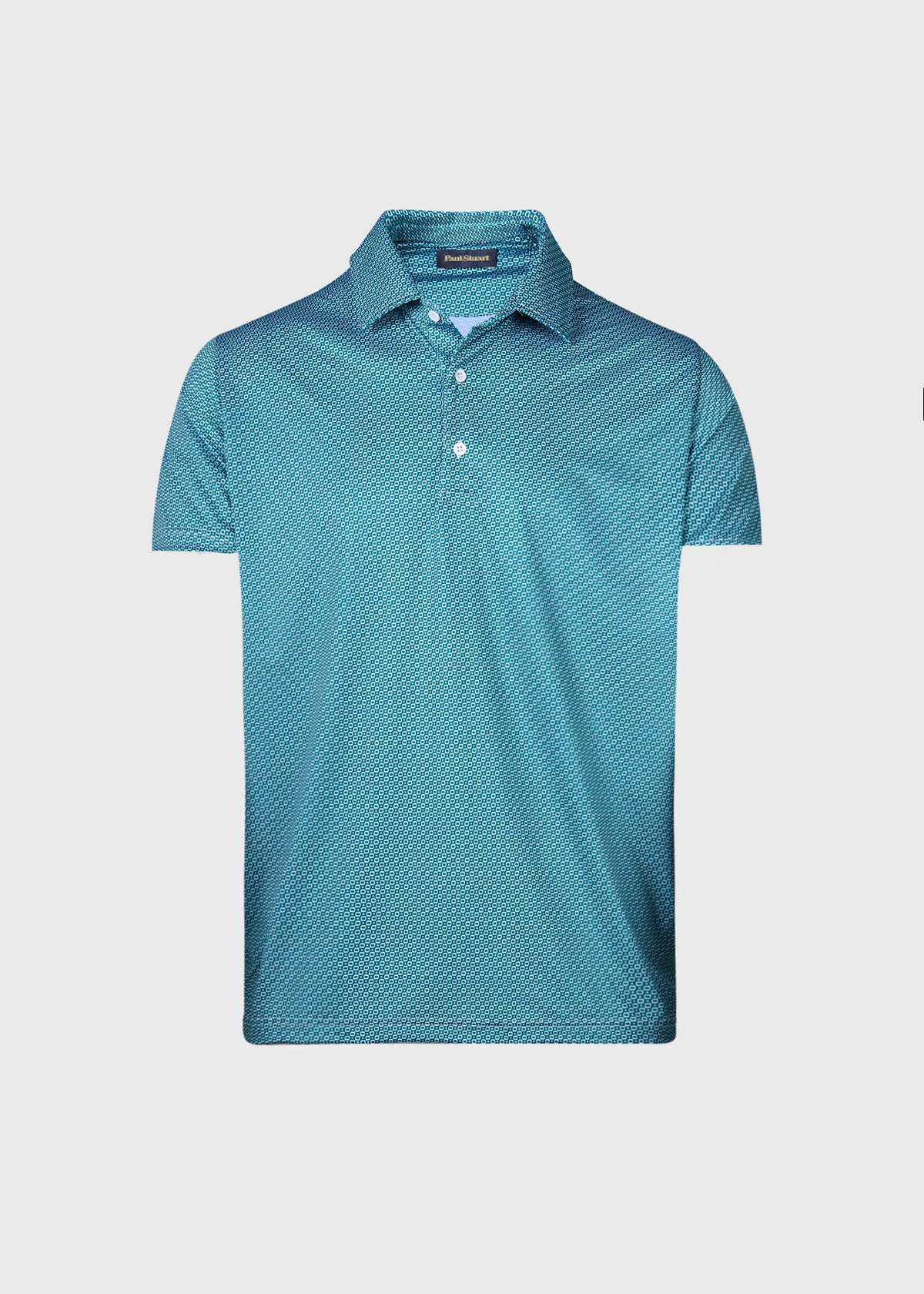 Ultra Soft Deco Square Performance Polo Green - Paul Stuart