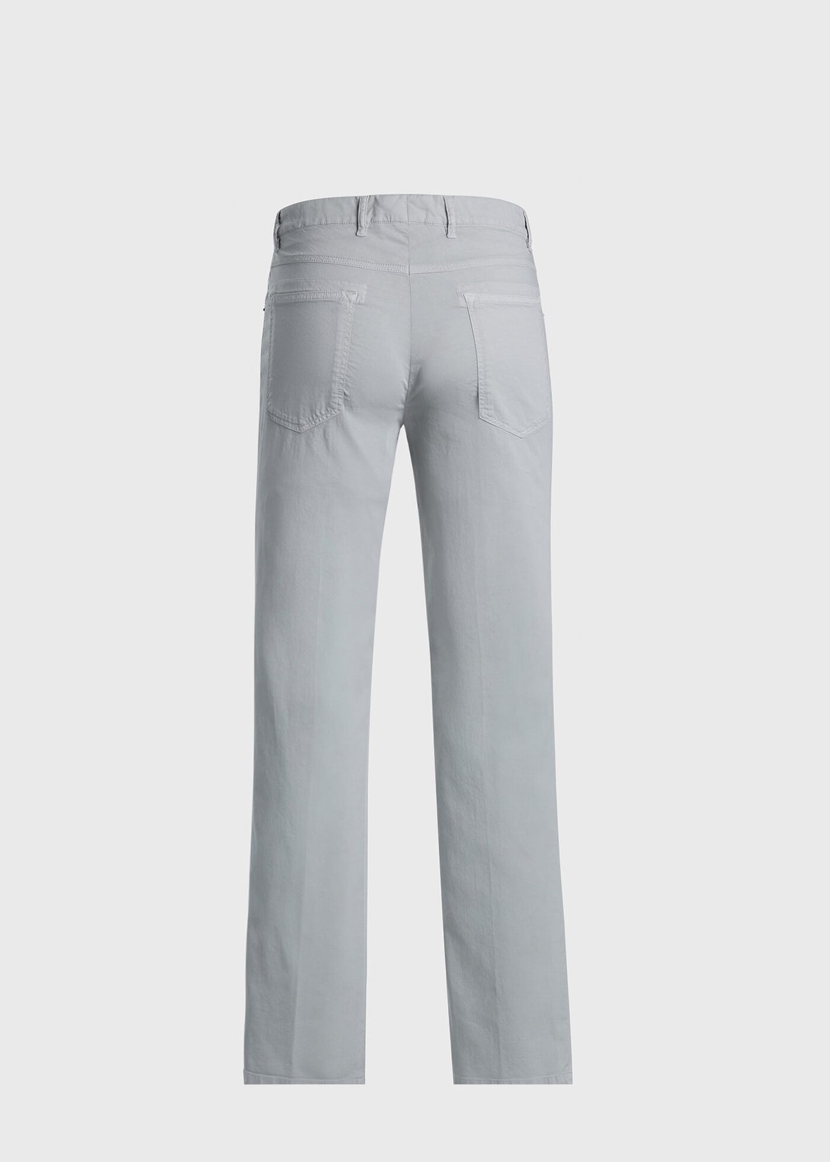 Cotton & Silk Five Pocket Pant Khaki - Paul Stuart