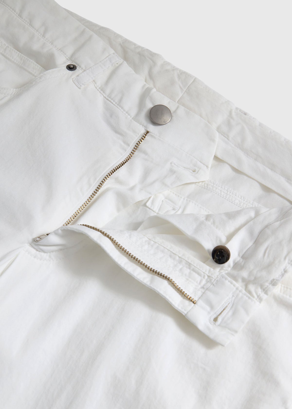 Cotton & Silk Five Pocket Pant Khaki - Paul Stuart
