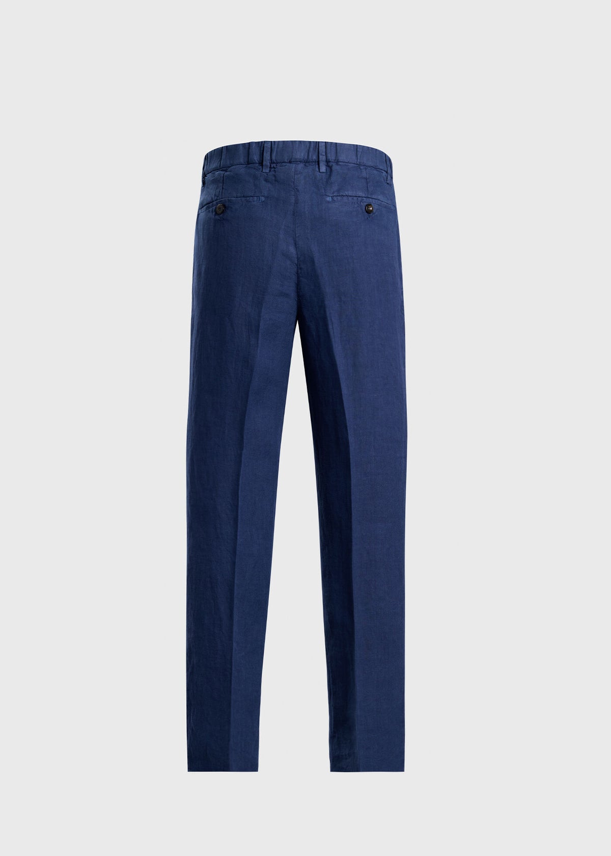 Linen Garment Dyed Trouser Dusty Rose - Paul Stuart