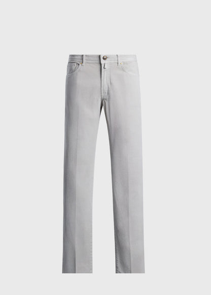 Vintage Wash Five-Pocket Denim Light Blue - Paul Stuart