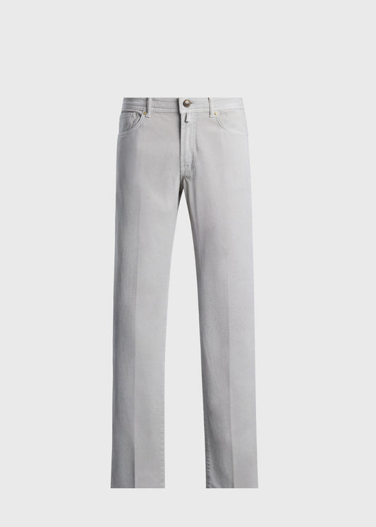 Vintage Wash Five-Pocket Denim Light Blue - Paul Stuart