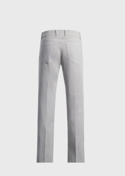 Vintage Wash Five-Pocket Denim Light Blue - Paul Stuart