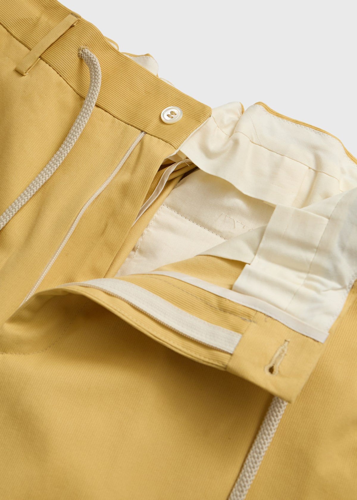 Drawstring Corduroy Pant Grass - Paul Stuart