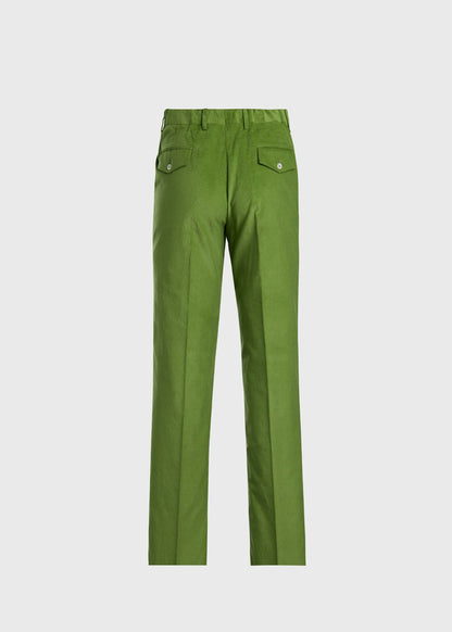 Drawstring Corduroy Pant Grass - Paul Stuart